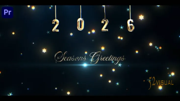 Videohive 圣诞标题 Premiere Pro 模板 - PR节日文字特效