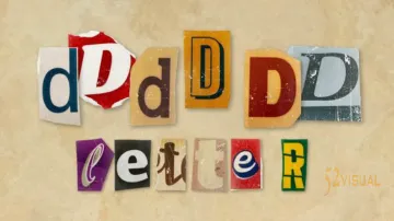 Videohive 勒索信D字母拼贴AE模板 (AtomX驱动) 下