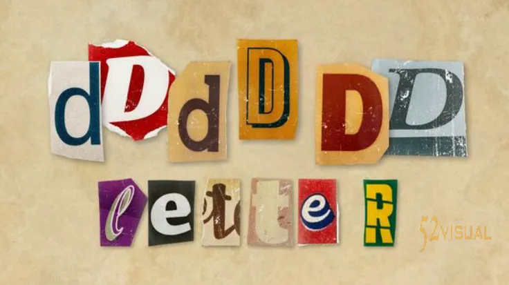 Videohive 勒索信D字母拼贴AE模板 (AtomX驱动) 下