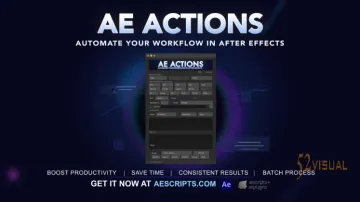 AE Actions v1.0.8  - After Effects 动作录制与批量回放脚本