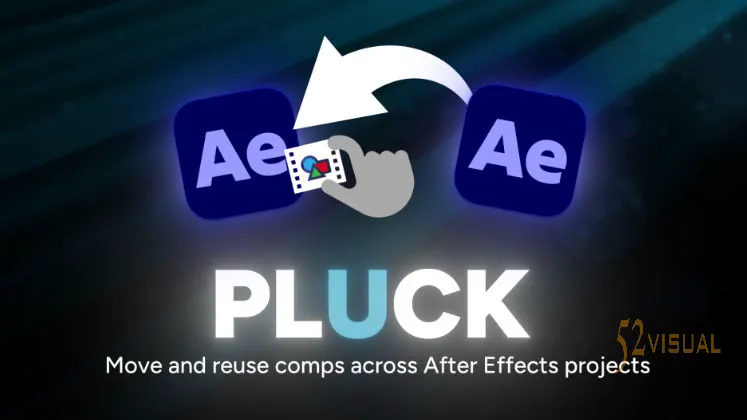 Aescripts Pluck v1.5.1  - AE合成导入导出优化工具