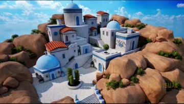 Blender转UE5风格化希腊环境建模渲染视频教程 - Udemy