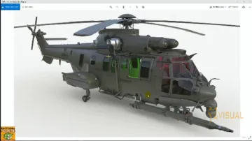 3ds Max高级建模教程：Eurocopter 725直升机制作全流程