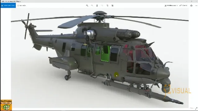 3ds Max高级建模教程：Eurocopter 725直升机制作全流程