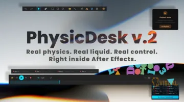Aescripts PhysicDesk v2.0.177 - AE实时2D物理模拟器插件