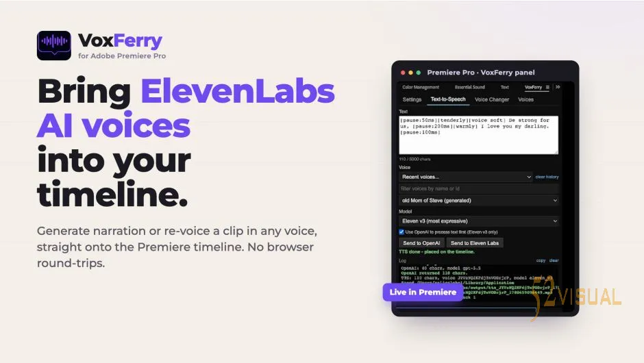 Aescripts DreamFerry v0.2.0 - Premiere Pro 内部 AI 视频与图像生成插件