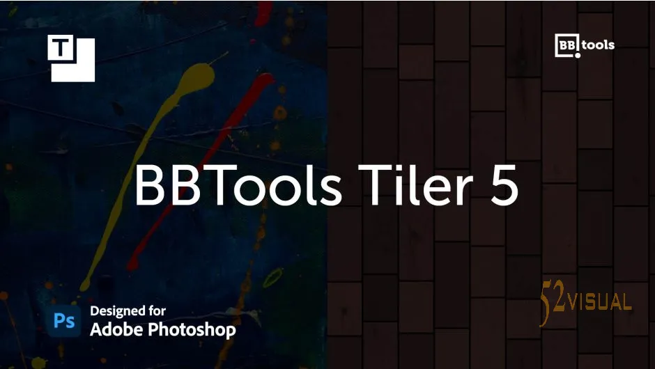 BBTools Tiler 5.1.7下载 - PS无缝纹理平铺制作插件 (支持PS 2024-2026)