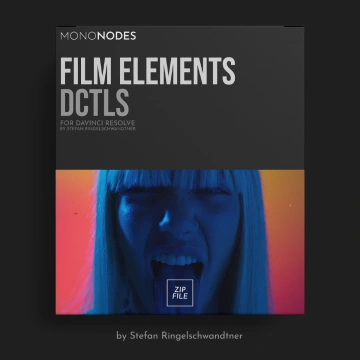 MONONODES FILM ELEMENTS DCTLs v2 胶片模拟达芬奇插件汉化版 [DCTL]