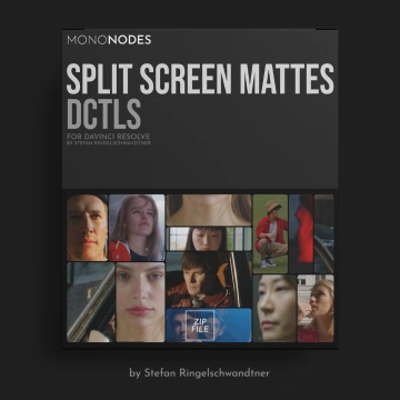 MONONODES SPLIT SCREEN MATTES 达芬奇分屏遮罩DCTL插件 [DCTL]
