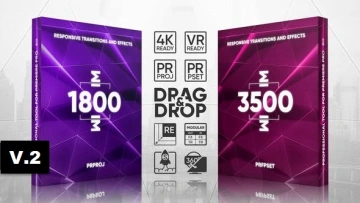 VideoHive 视频转场预设包 V2 [PRPROJ, PRFPSET]