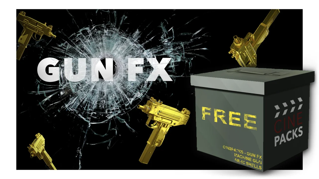 CinePacks Gun FX 枪火特效叠加素材 [MOV]