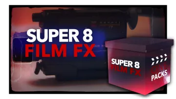CinePacks Super 8 电影胶片特效叠层素材 [MOV, PNG, CUBE]
