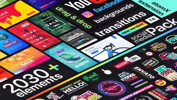 VideoHive AtomX 扩展包合集 2022更新版 [ATOM]