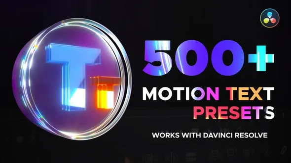 VideoHive DaVinci Resolve 文字动画预设 [SETTING]