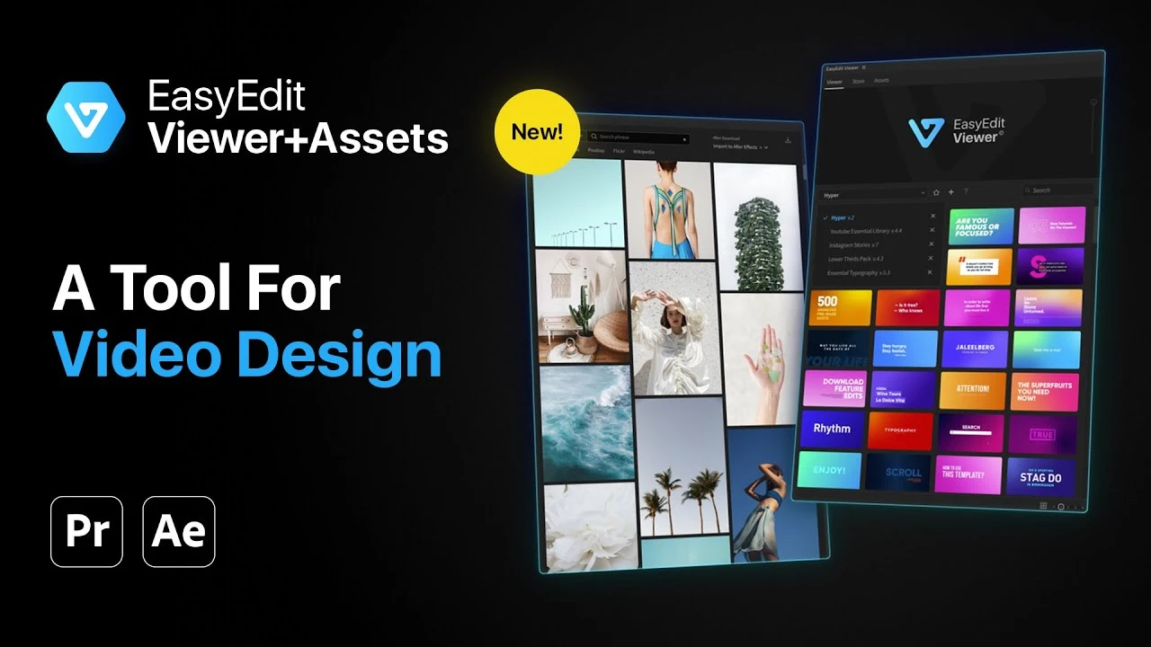 VideoHive EasyEdit Viewer 扩展包合集 2022 AE CC2019 更新版 [INSTALL]
