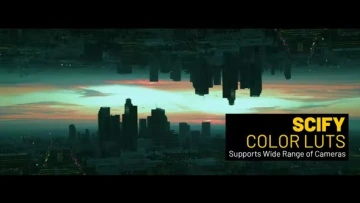 VideoHive Scify 科幻电影调色LUT预设 [CUBE]