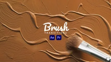 VideoHive 逼真画笔涂抹转场效果包 [AEP]