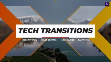 VideoHive 科技感转场 After Effects 模板 [AEP]