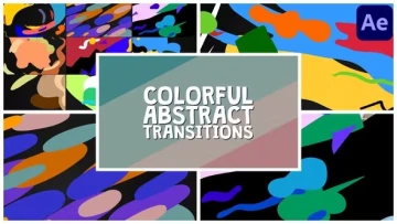 VideoHive 多彩抽象转场 After Effects 模板 [AEP]