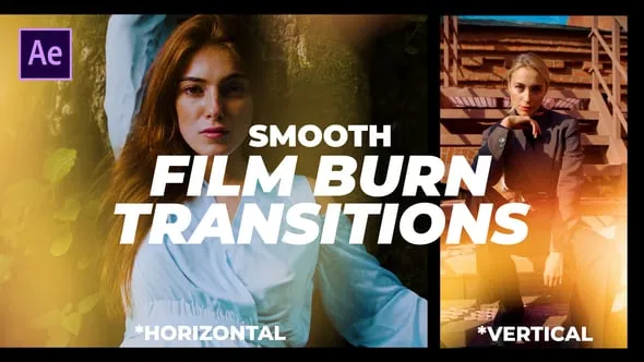 VideoHive 胶片烧灼转场模板 Film Burn Transitions [AEP]