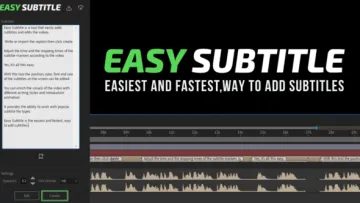 VideoHive Easy Subtitle 简易字幕模板 [AEP]