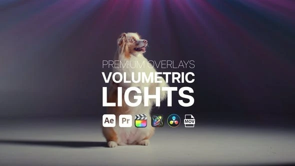 VideoHive 高级体积光叠加素材模板 [AEP, MOGRT]