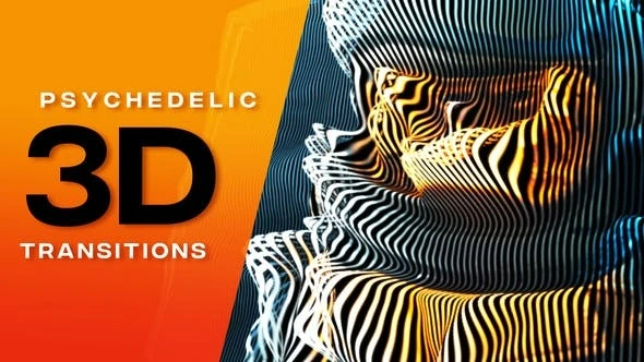 VideoHive 迷幻风格 3D 视频转场预设 [DRFX, SETTING]