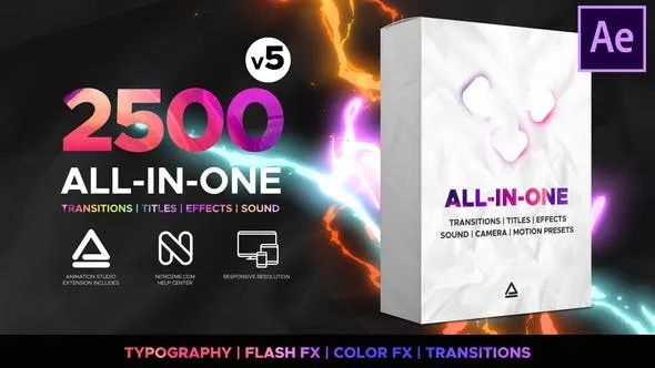VideoHive Transitions and Effects Vol.5 转场与特效模板 [AEP, PANEL]