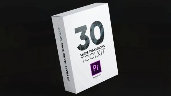 VideoHive 30个图形形状转场工具包 [PRPROJ, MOV]