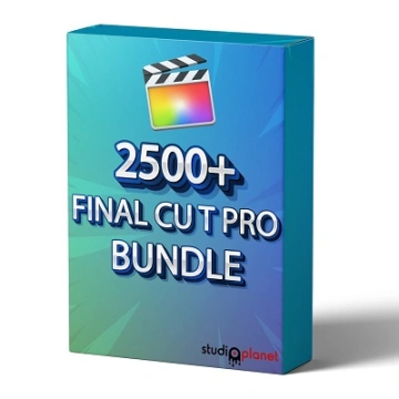 Studios Planet 2500+ Final Cut Pro 综合素材包下载 (含转场/标题/LUT/音效)