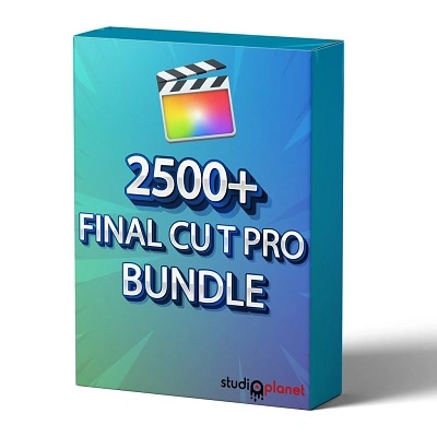 Studios Planet 2500+ Final Cut Pro 综合素材包下载 (含转场/标题/LUT/音效)