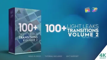 VideoHive FCPX Light Leaks 漏光转场特效 Vol 2 [MOTR, MOV]