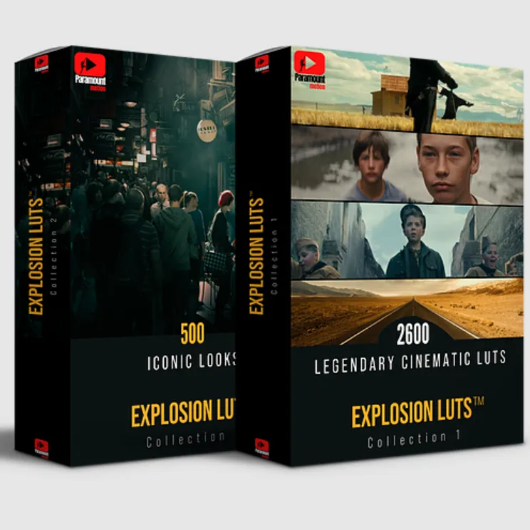 Paramount Motion EXPLOSION 电影感调色LUT预设合集 1&2 [CUBE]