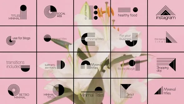 VideoHive 极简标题与转场模板 After Effects 项目 [AEP]