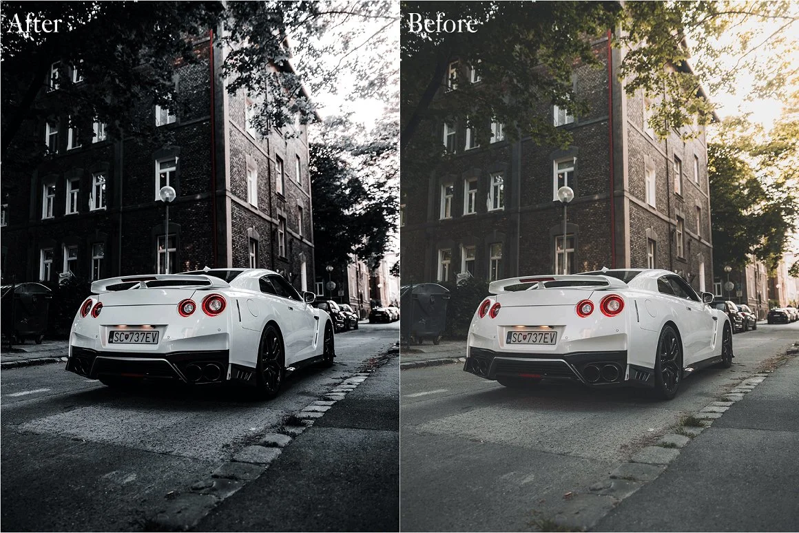 CreativeMarket 汽车摄影调色Lightroom预设 [XMP, DNG, LRTEMPLATE]