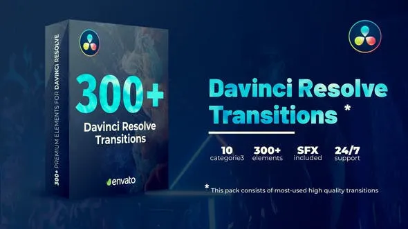 VideoHive DaVinci Resolve 视频转场预设 [SETTING]