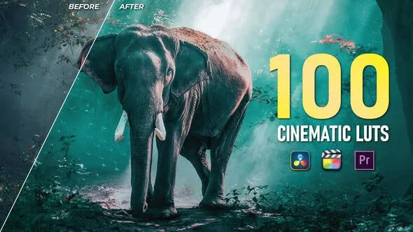 VideoHive 100款电影感调色LUT预设 [CUBE]