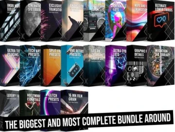 FOUR Editors PLATINUM BUNDLE 7000+全能后期素材大合集