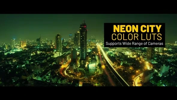 VideoHive Neon City 霓虹城市调色LUT预设 for Final Cut
