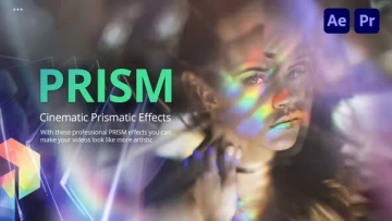 VideoHive Prism 棱镜折射镜头特效模板 [AEP, JSX]