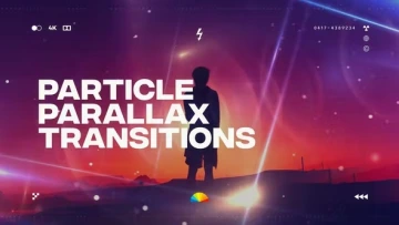 VideoHive 视差粒子转场模板 Parallax Particle Transitions [AEP]