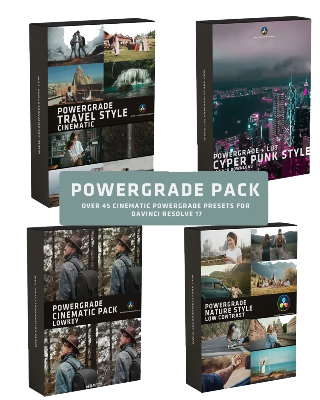 ColorWheel Store 达芬奇调色 Powergrade 预设包